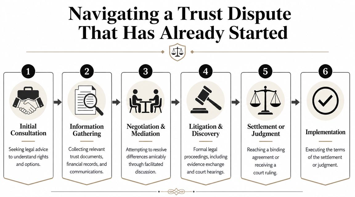 Navigating a Trust Dispute That Has Already Started